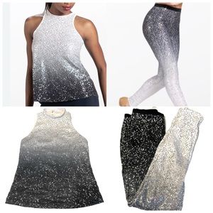 Balera ombre Outfit Pant Set Big Kid 4-6 Sequin Tap Sequin Ultra Sparkle Flyaway